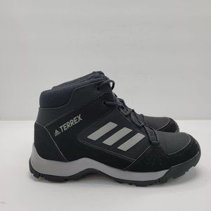 Adidas Terrex Hyperhiker Mid Youth Hiking Shoes Core Black Grey FX4186 US Size 6